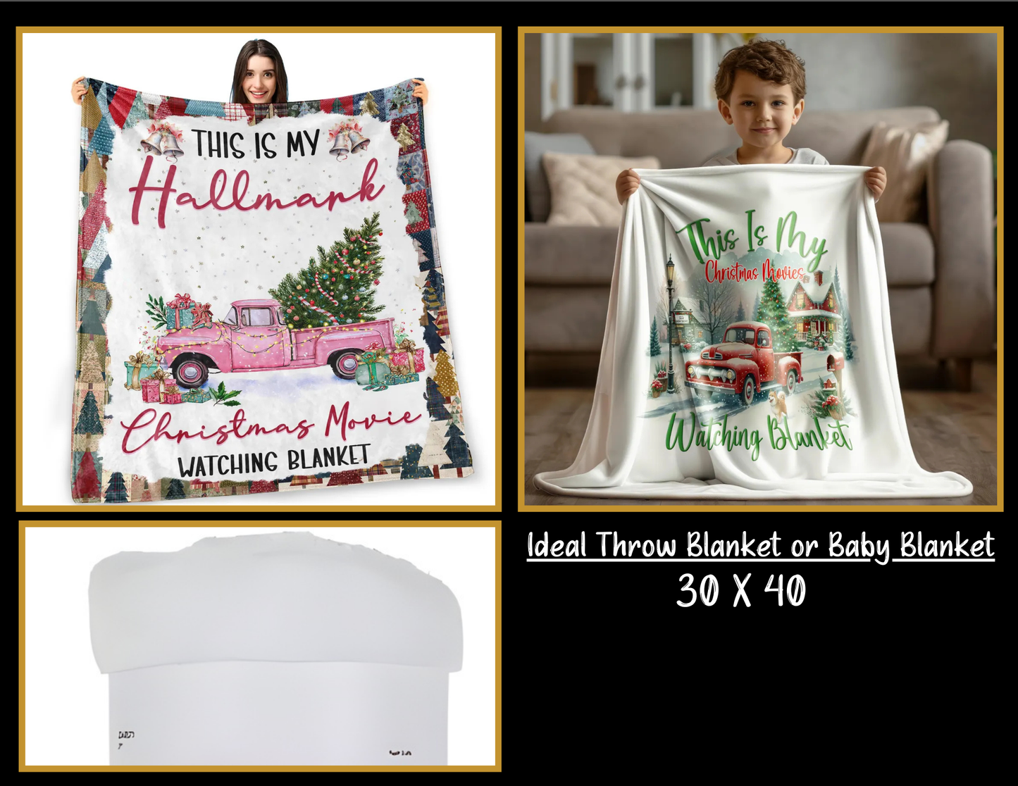 Throw Blanket 30×40