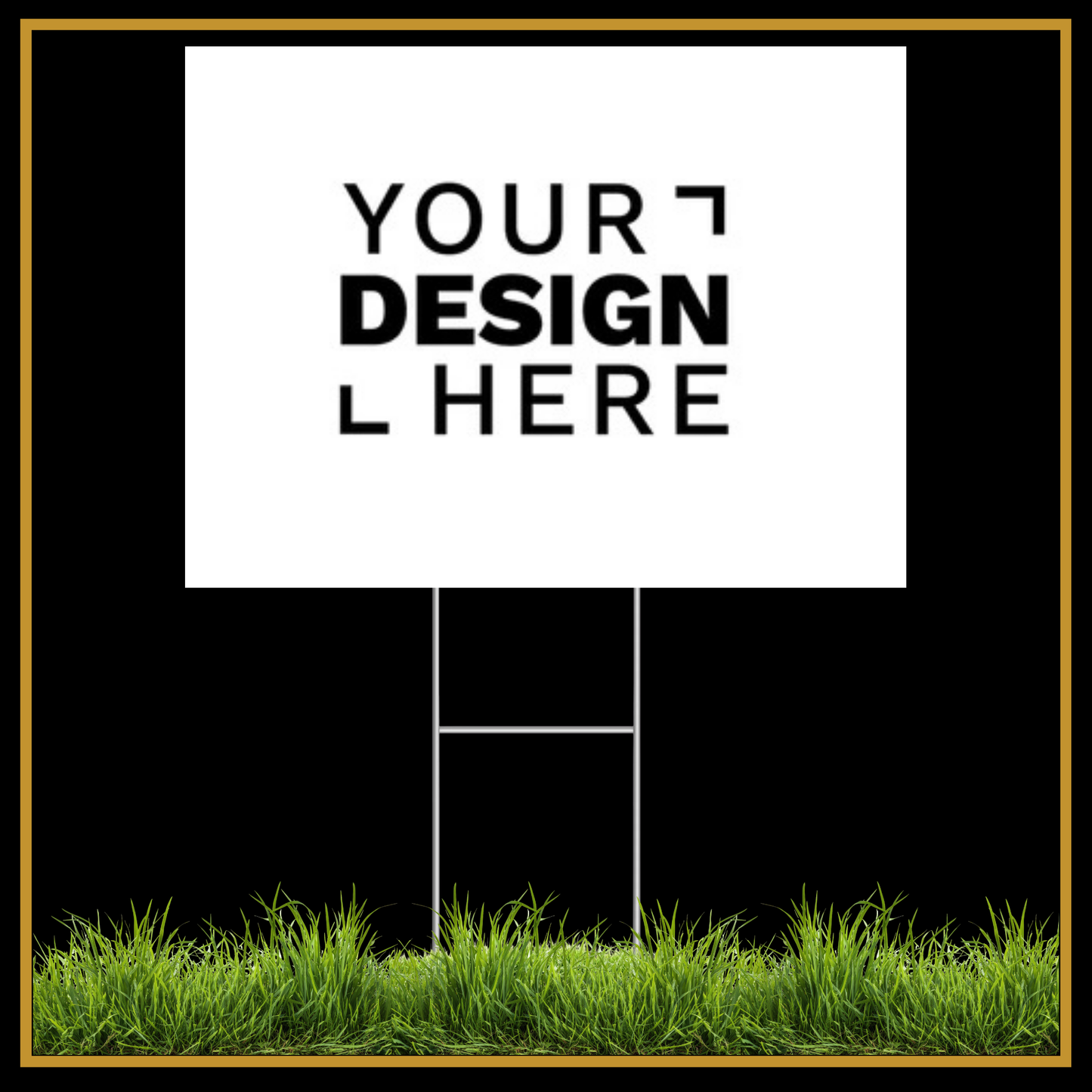 Double Sided Yard Sign
