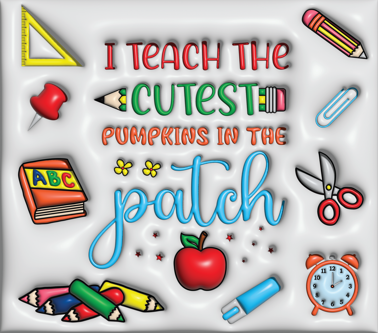 CUTEST PUMPKINS 3D INFLATABLE TUMBLE