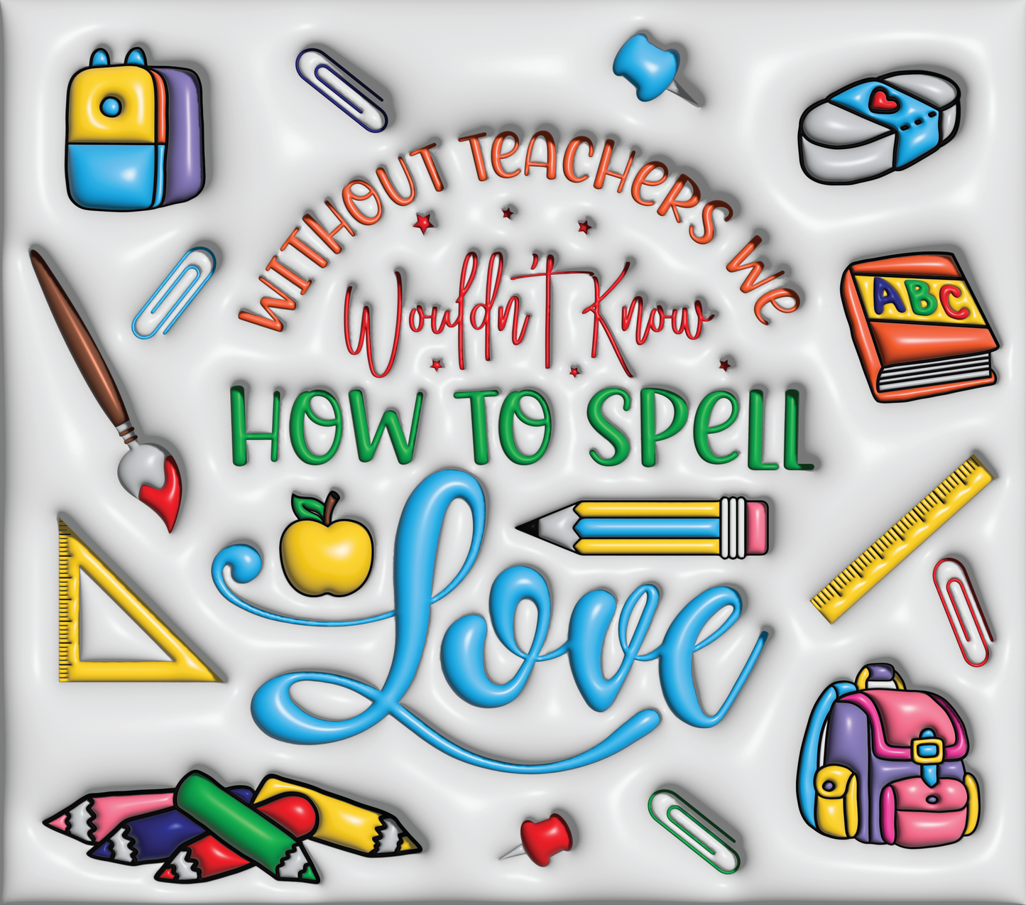 HOW TO SPELL 3D INFLATABLE TUMBLE