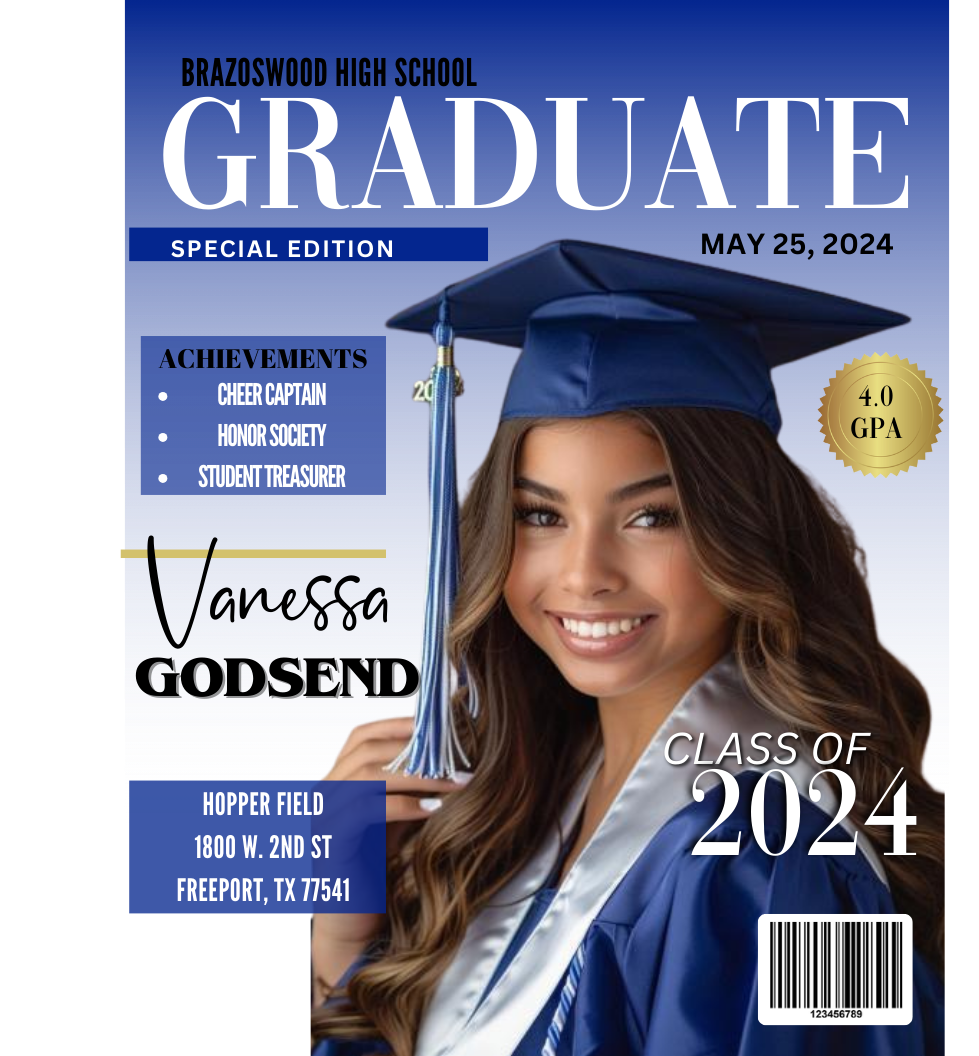 Graduation Magazine Cover