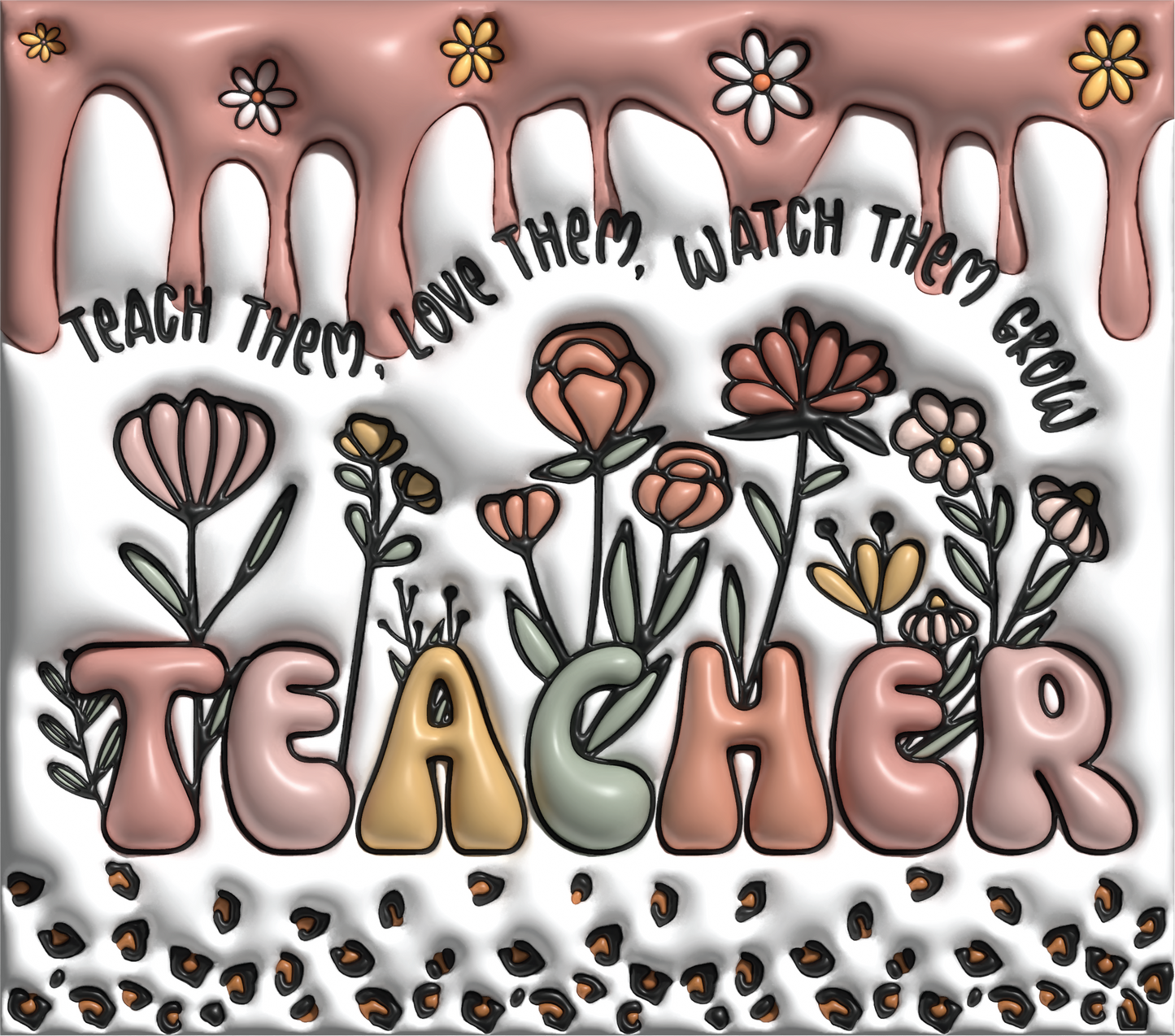 NEUTRAL WATCH GROW LEOPARD 3D INFLATABLE TUMBLE