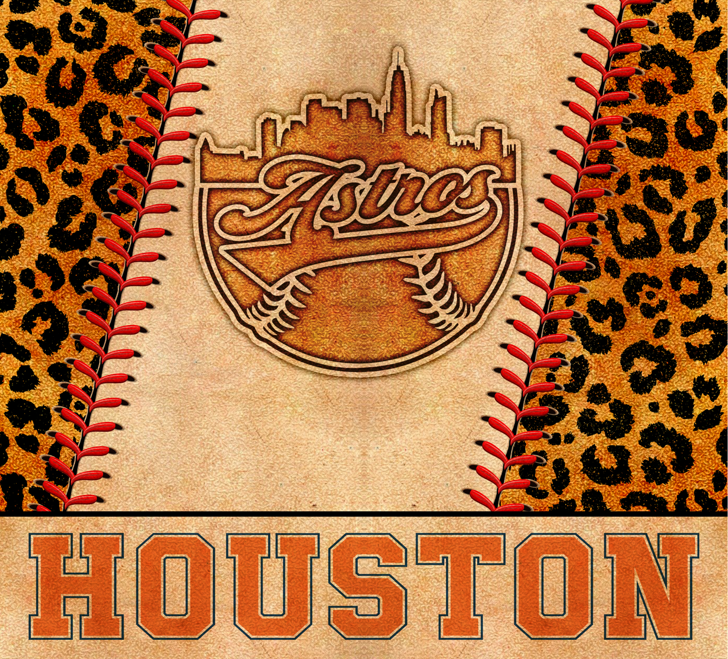 Houston Astros Cheetah 20oz Tumblers