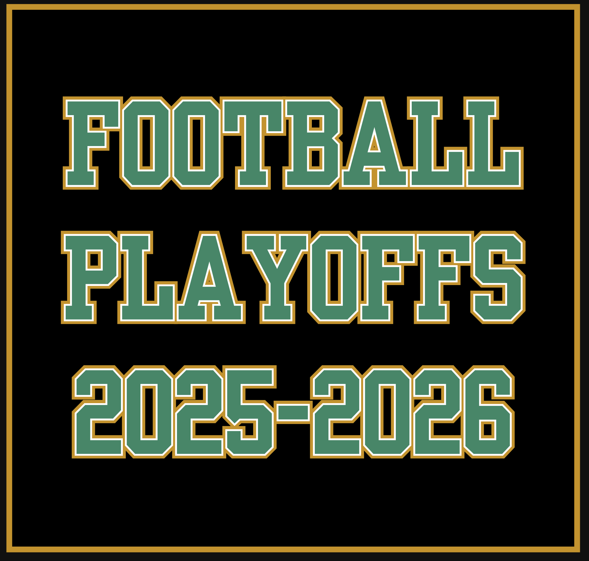 FOOTBALL PLAYOFFS 2025-2026
