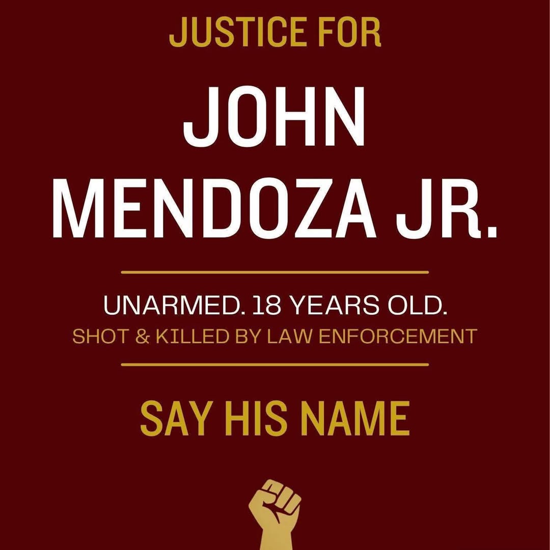 Justice for John Mendoza Jr. Memorial