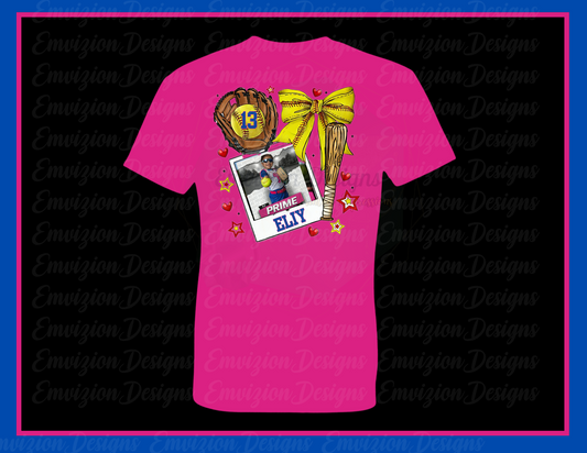 Pink Polaroid with Hearts