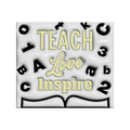 BOOK TEACH LOVE 3D INFLATABLE TUMBLE