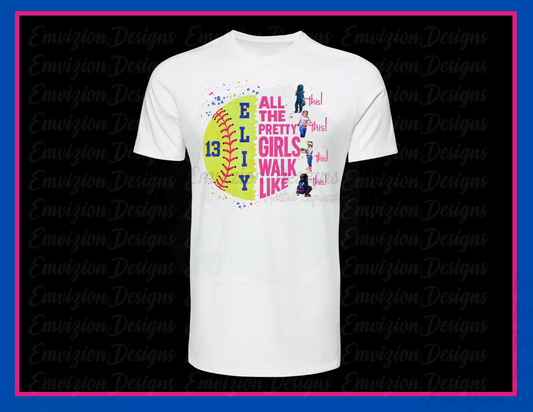 White Pretty Girls Walk