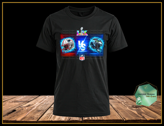 New England VS Seahawks Glowing