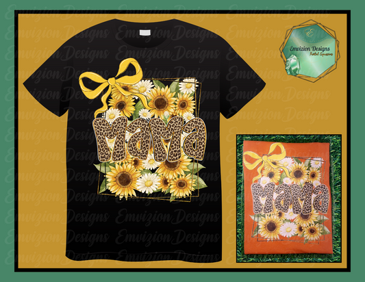 Sunflower Cheetah Mama