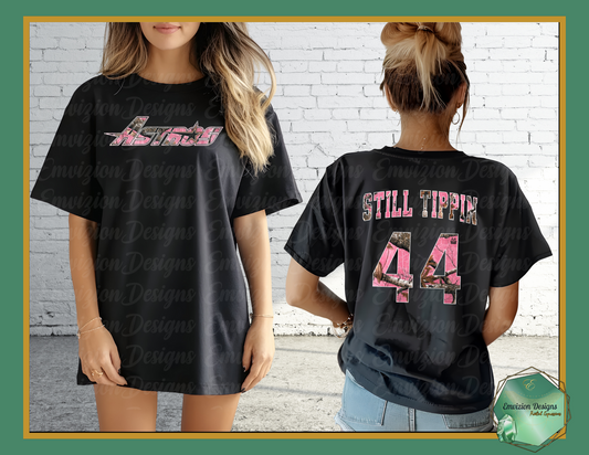 PINK ASTROS CAMO TEE