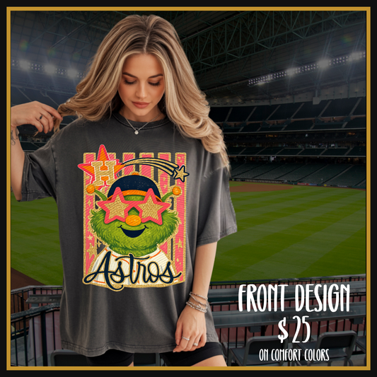 Space City Star Vibes Tee- Front Only