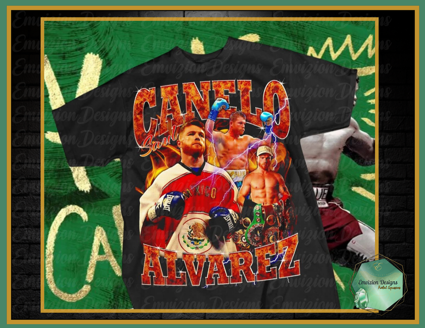 CANELO FLAMING RED TEE