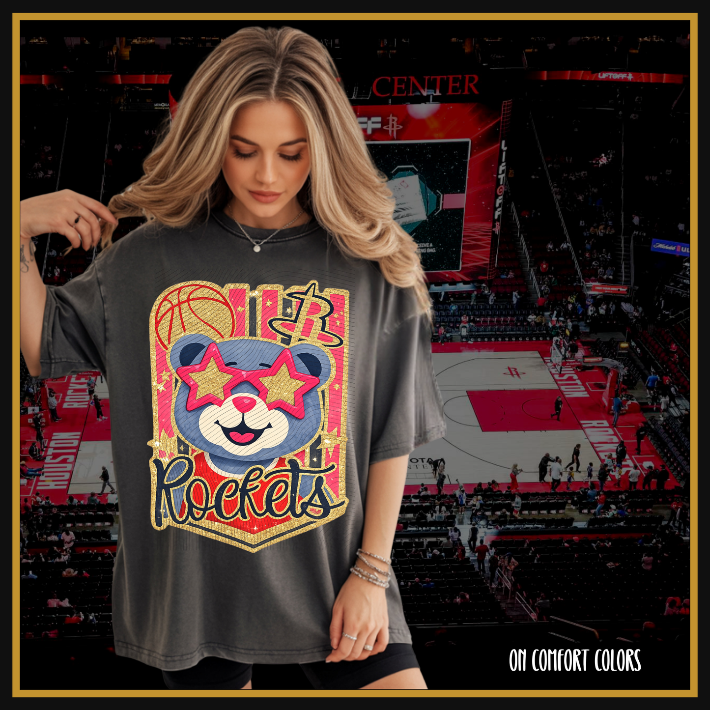 Rockets Game Night Statement Tee- FRONT ONLY