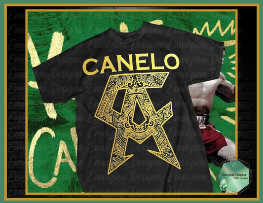CANELO GOLD AZTEC TEE
