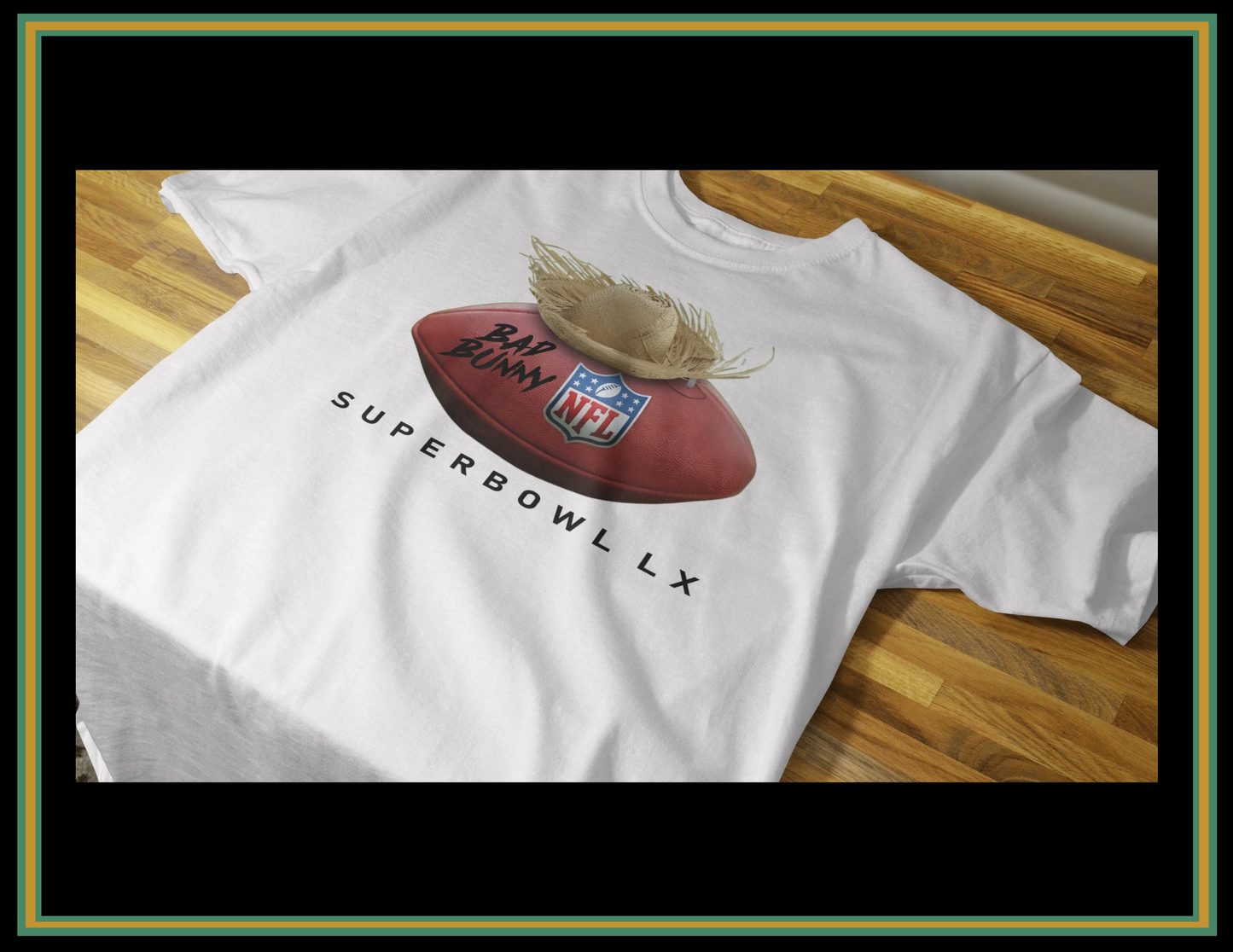 SUPER BOWL STRAW HAT