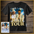 Breezy and Usher Gold Luxe R and B Tour Tee