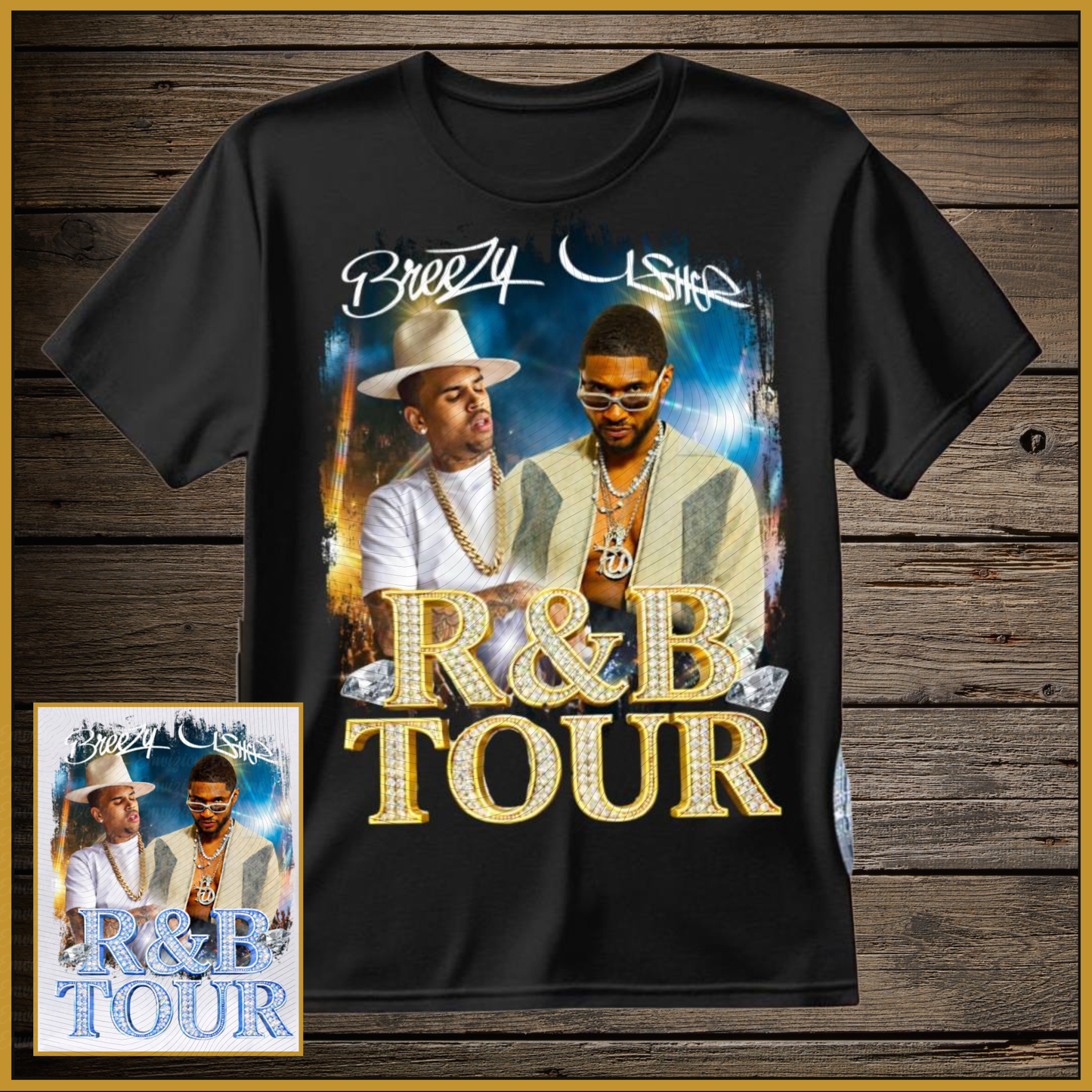 Raymond and Brown Stage Lights Signature Tour Tee