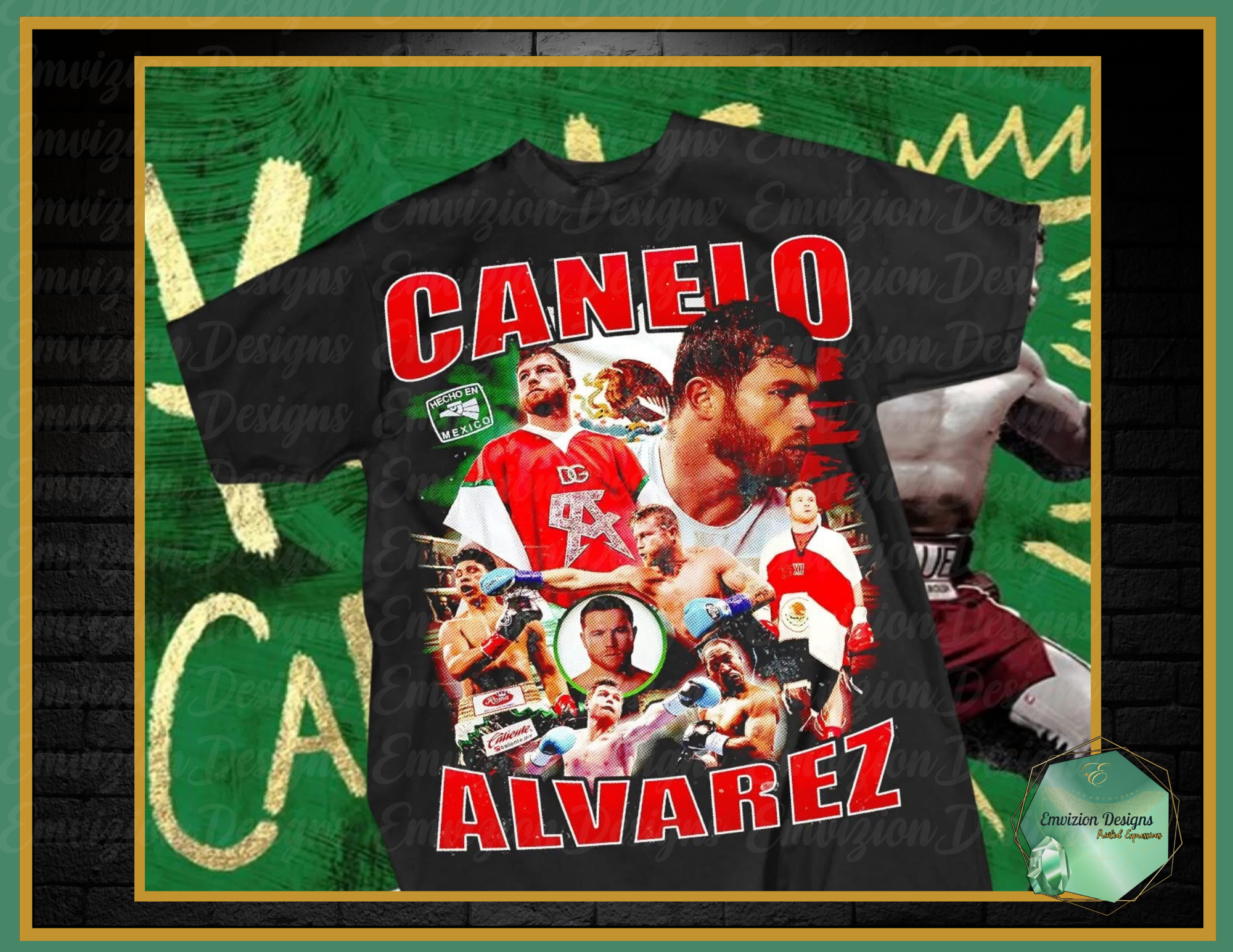 CANELO FIERCE RED TEE
