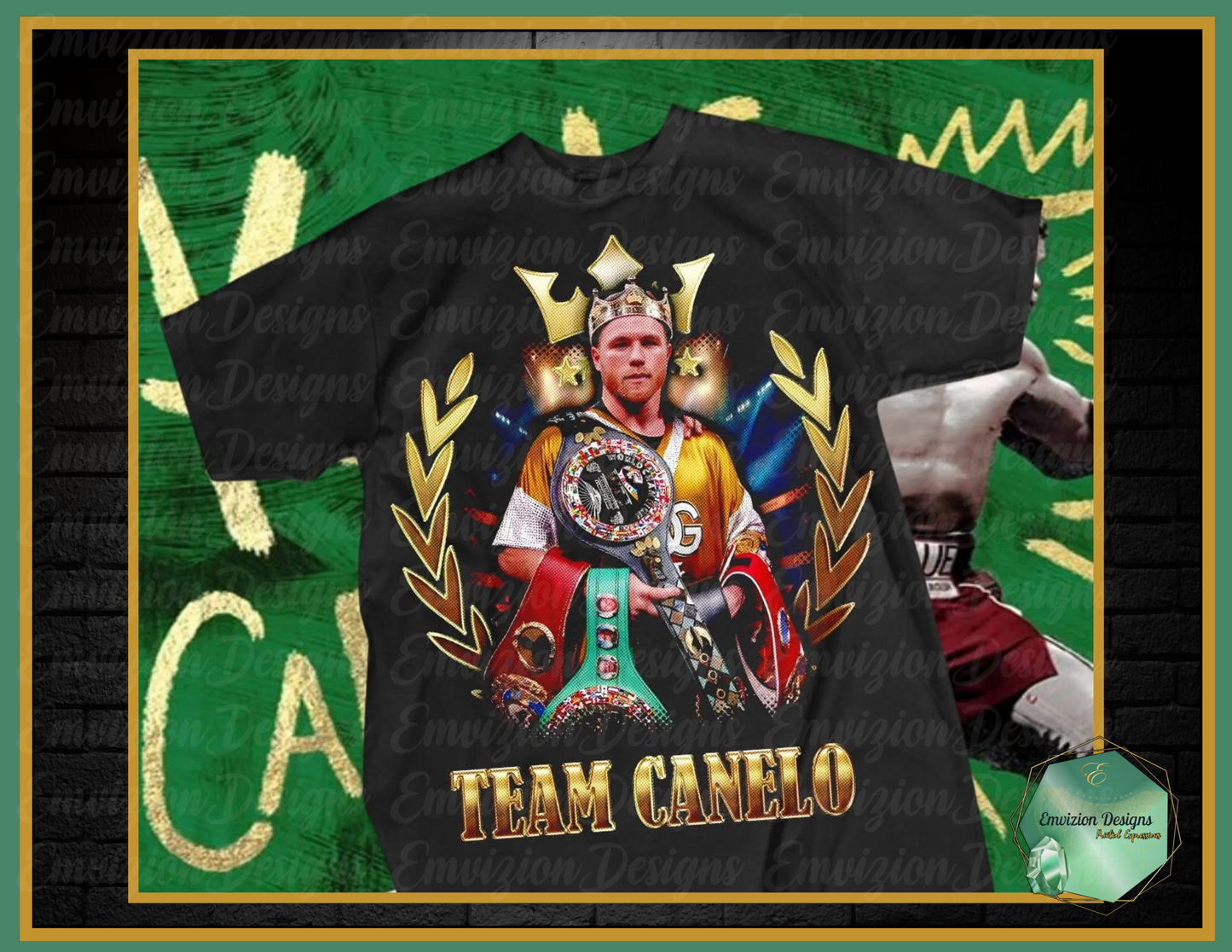 CANELO WITH CROWN TEE