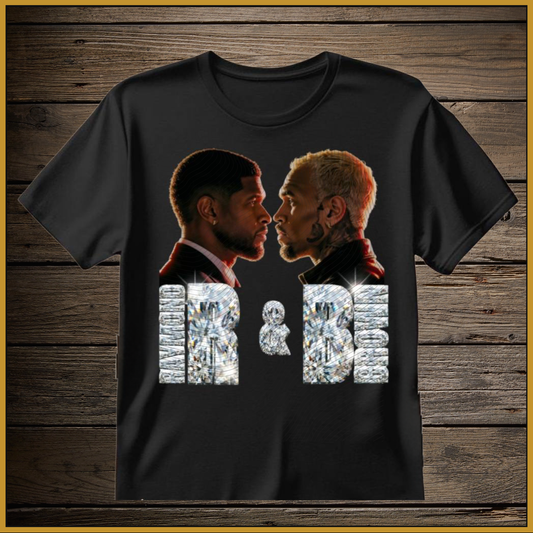 R and B Face Off Diamond Statement Tee
