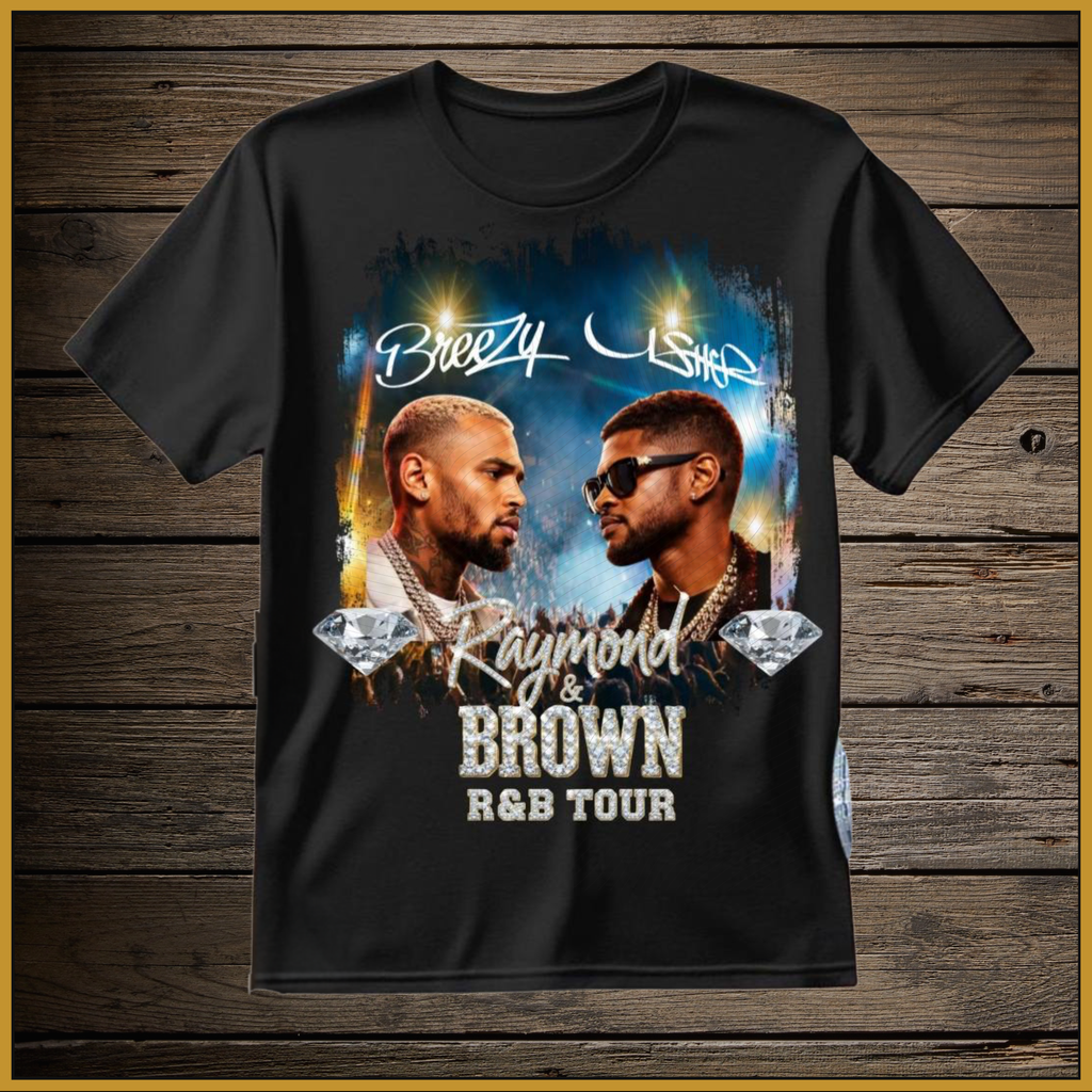 Breezy and Usher Face Off Diamond Edition Tee
