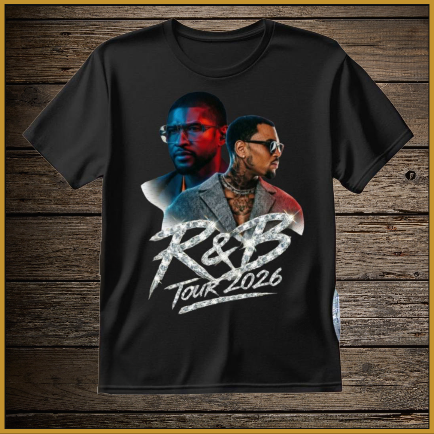 R and B Tour 2026 Neon Icon Edition Tee
