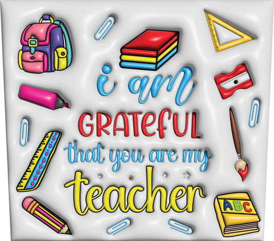 GRATEFUL TEACHER 3D INFLATABLE TUMBLE