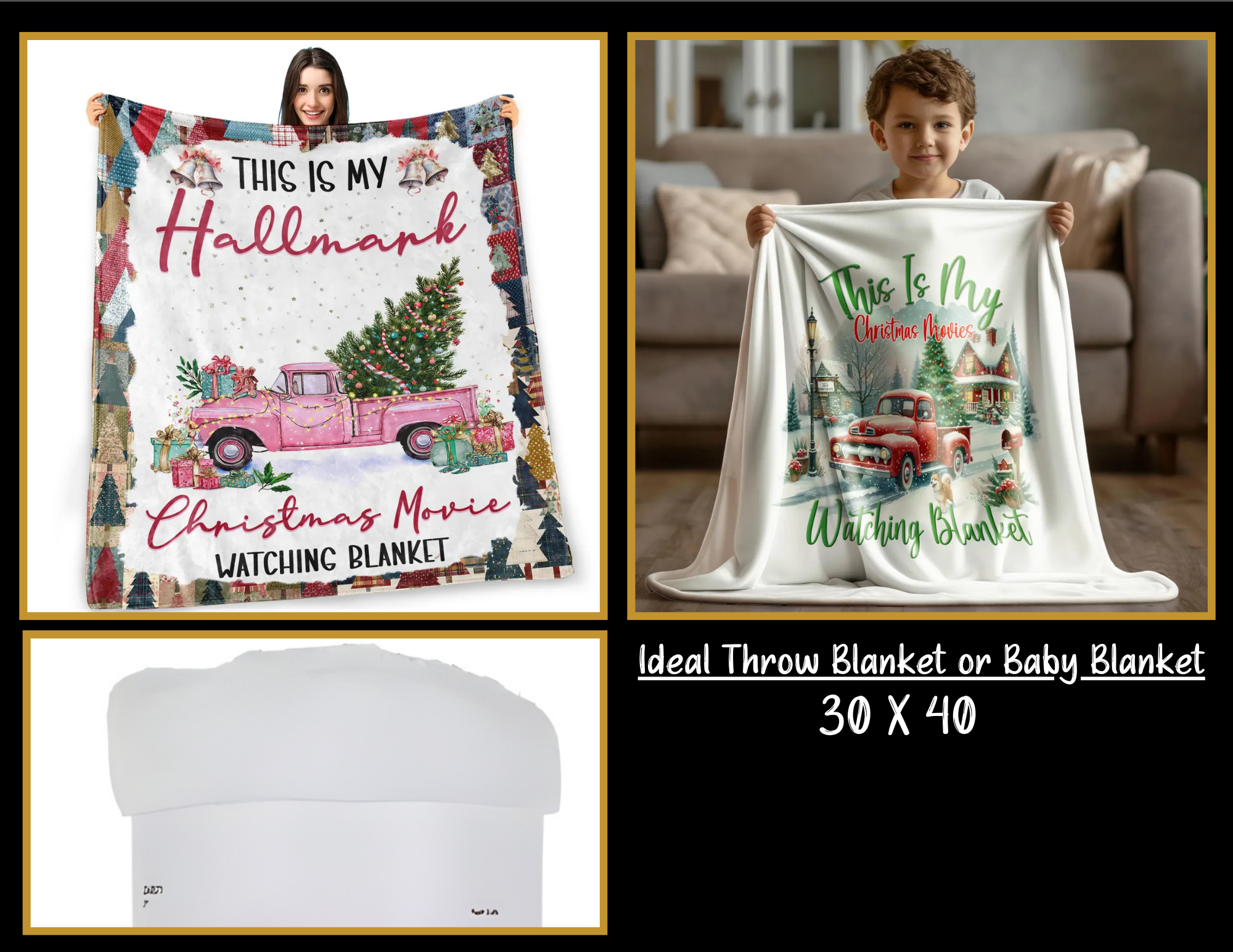 Throw Blanket 30×40