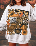 GOBBLE TIL YOU WOBBLE  CREWNECK