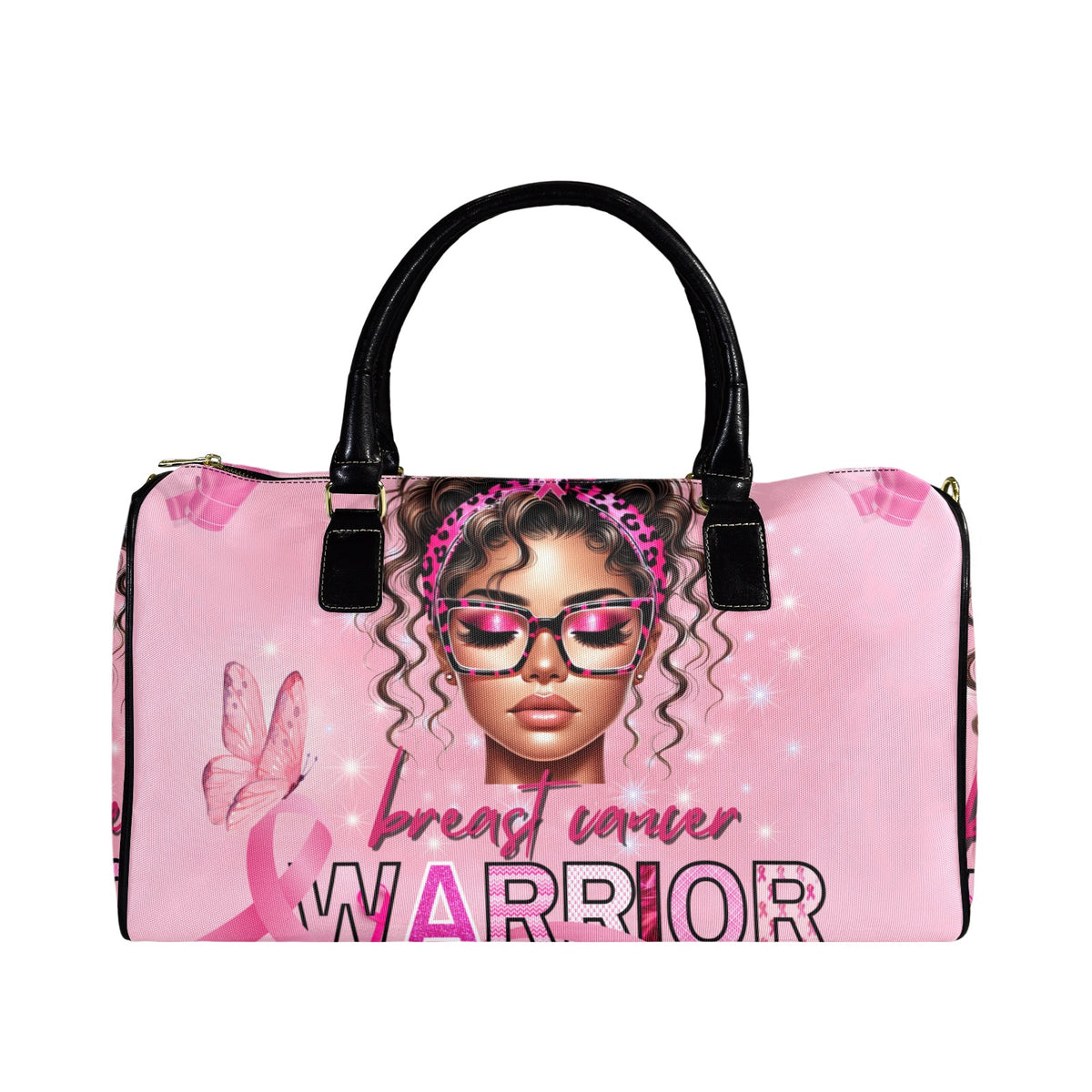 BREAST CANCER AWARENESS PINK DUFFEL BAG