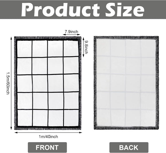 20 Panel Custom Photo Blanket 60x40