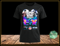 Glowing Seahawks Patriots Halftone