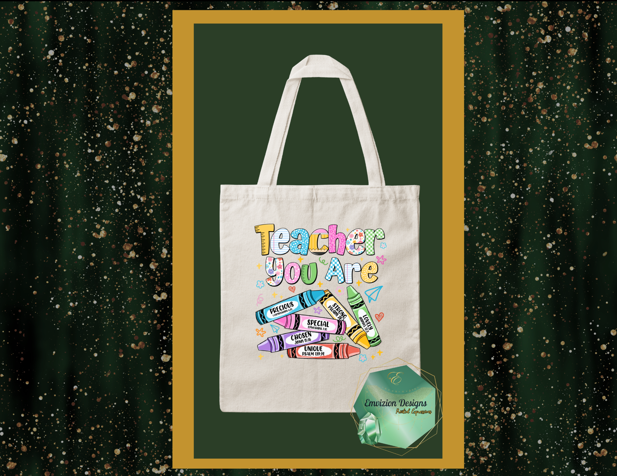 Crayon Teacher You Are Tote Bag