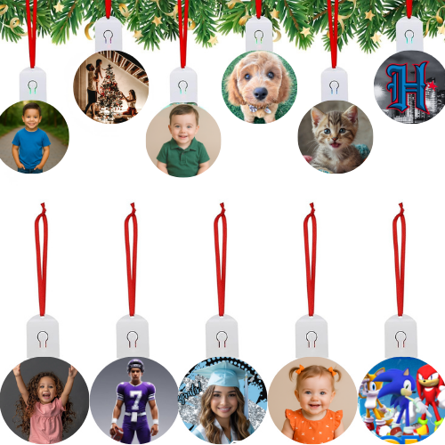 Acrylic LED Light Up Christmas Ornament