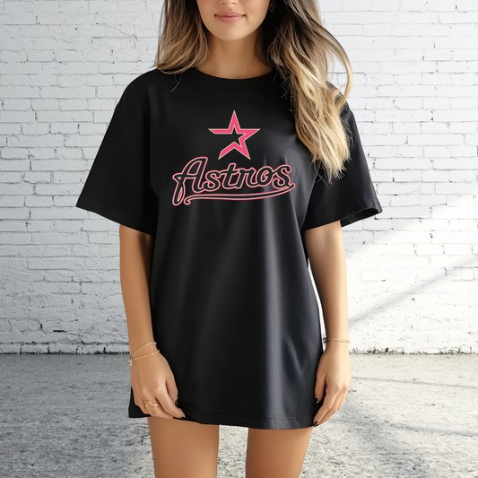 PINK ASTROS TEE