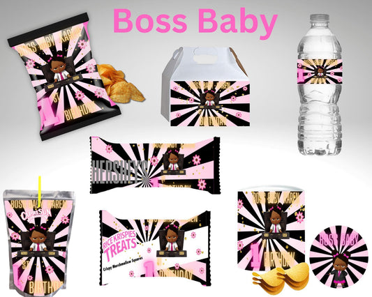 Pink Boss Baby Party Bundle
