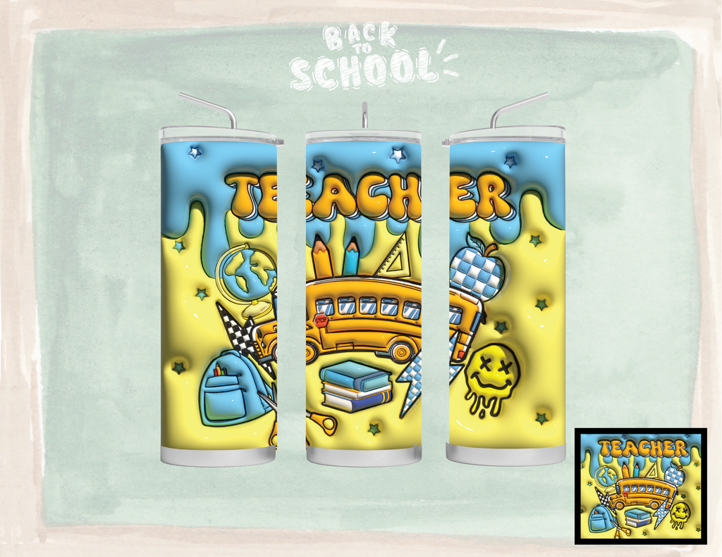 BUS DRIP 3D INFLATABLE TUMBLER