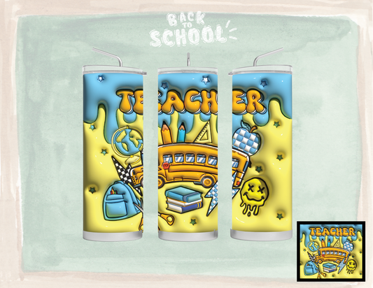 BUS DRIP 3D INFLATABLE TUMBLER