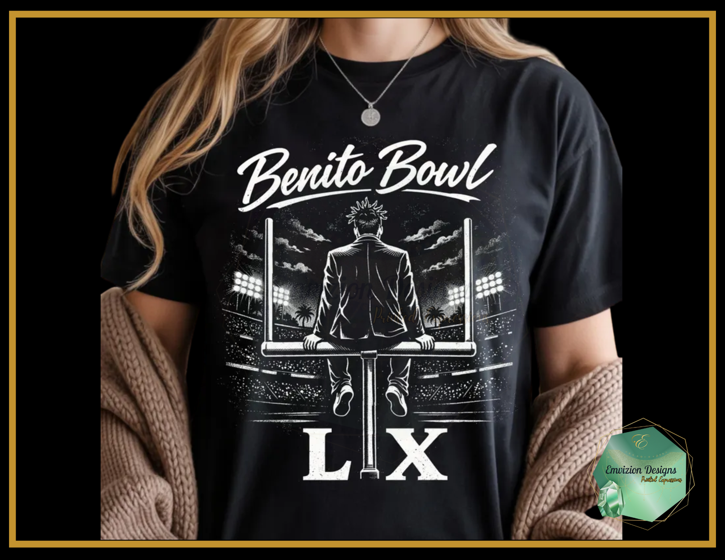 Benito Bowl Sitting On Field Goal