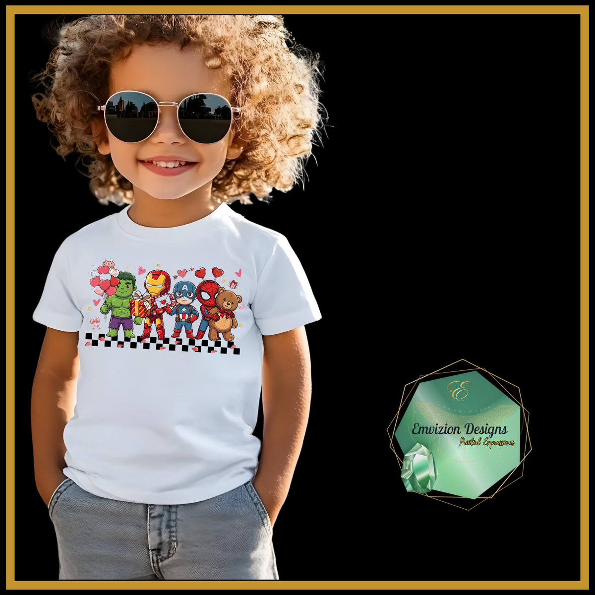 Checkered Superhero