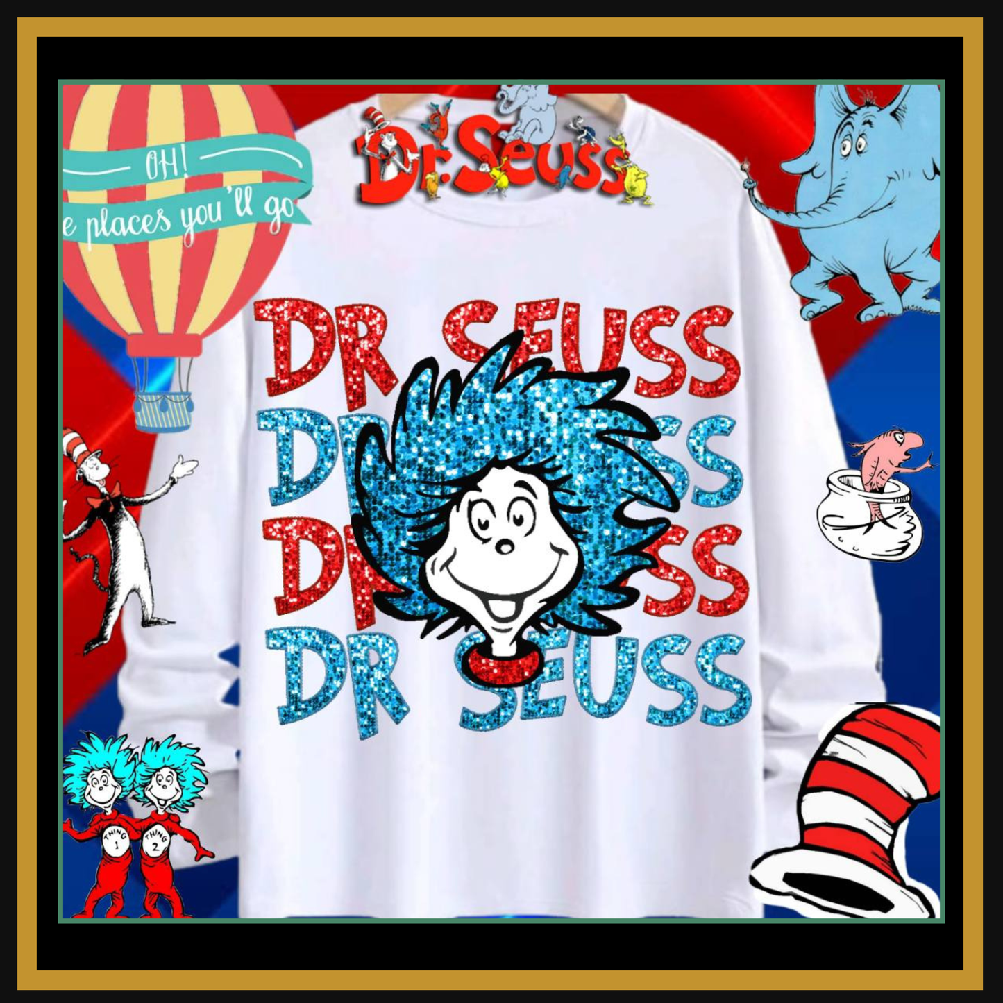 Dr Seuss Staggered