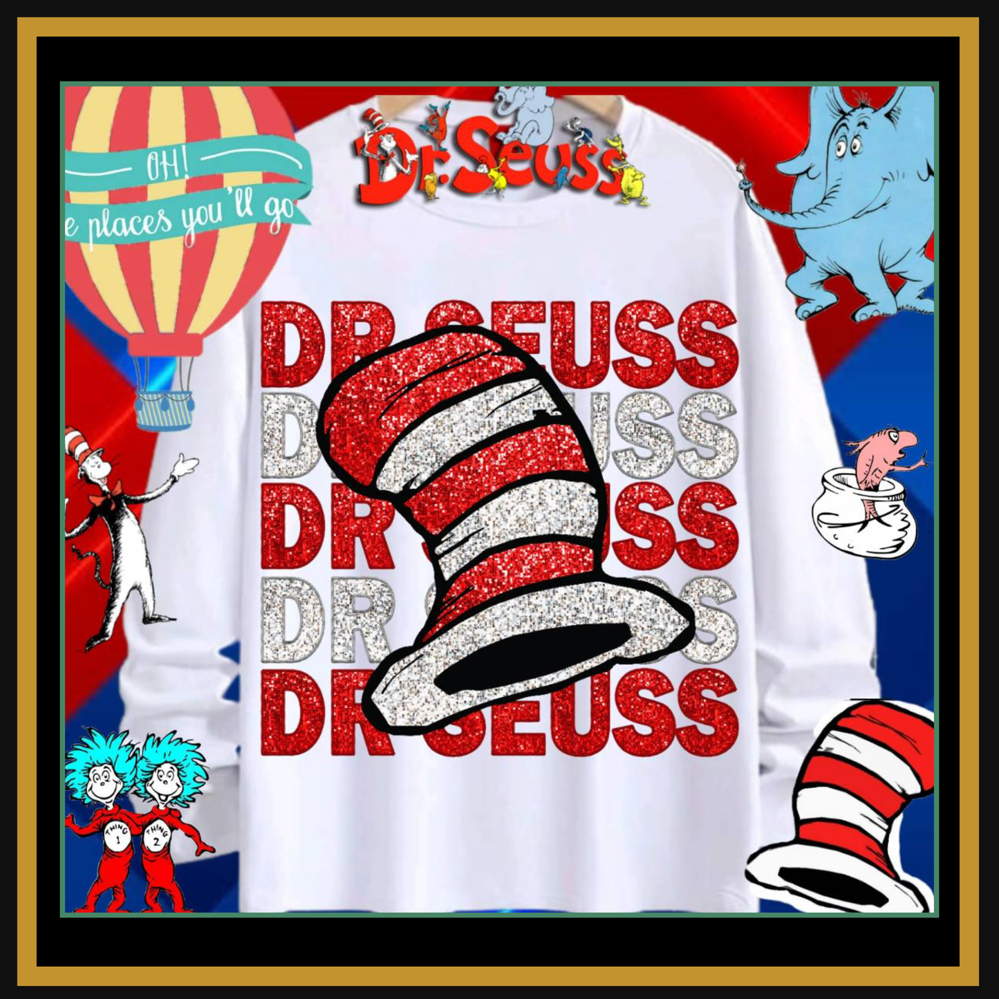 Dr Seuss Staggered