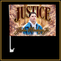 Justice for John Mendoza Jr. Memorial Car Flag