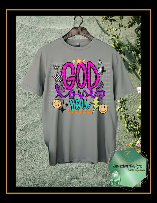 God Loves You Tee