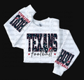 HOUSTON TEXANS CREWNECK WITH SLEEVE DESIGNS