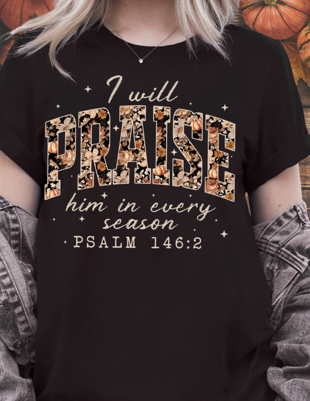 Floral Print Praise Tee