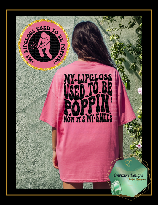 POPPIN LIPGLOSS TEE (Copy)