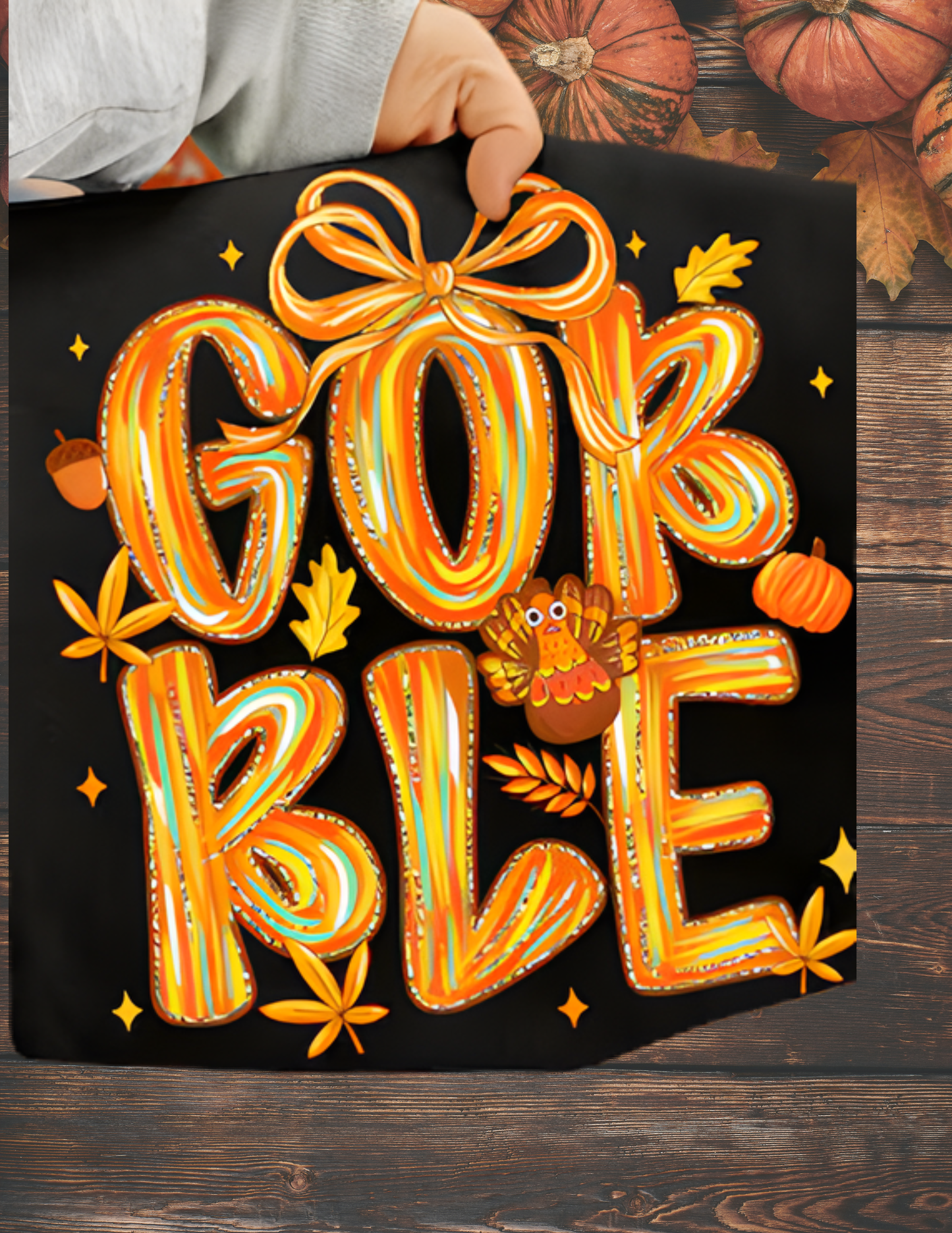 ORANGE GOBBLE  TEE