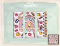TEACHER PINK RAINBOW 3D INFLATABLE TUMBLE